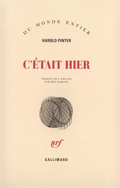 Précisément — Harold Pinter